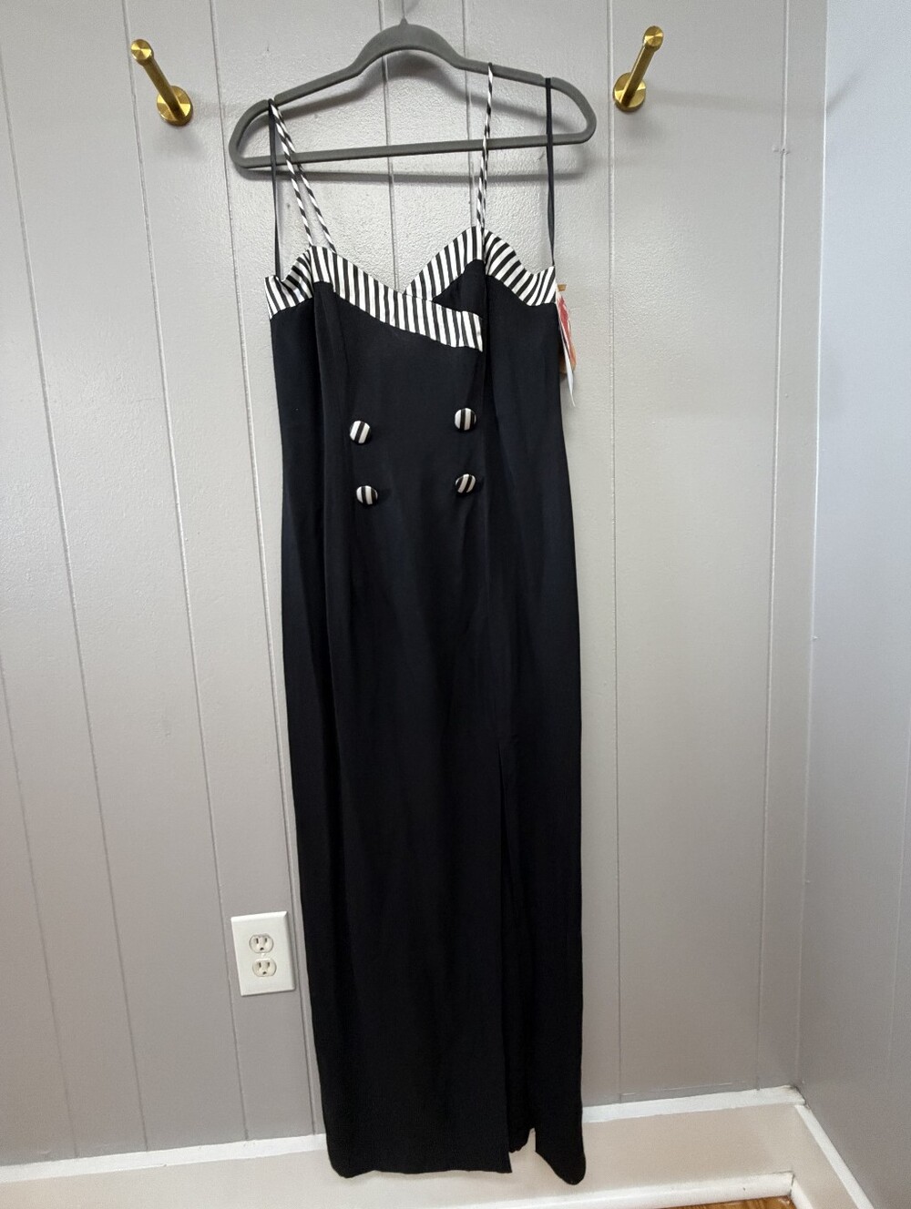 Vintage 1990s Black Maxi Dress